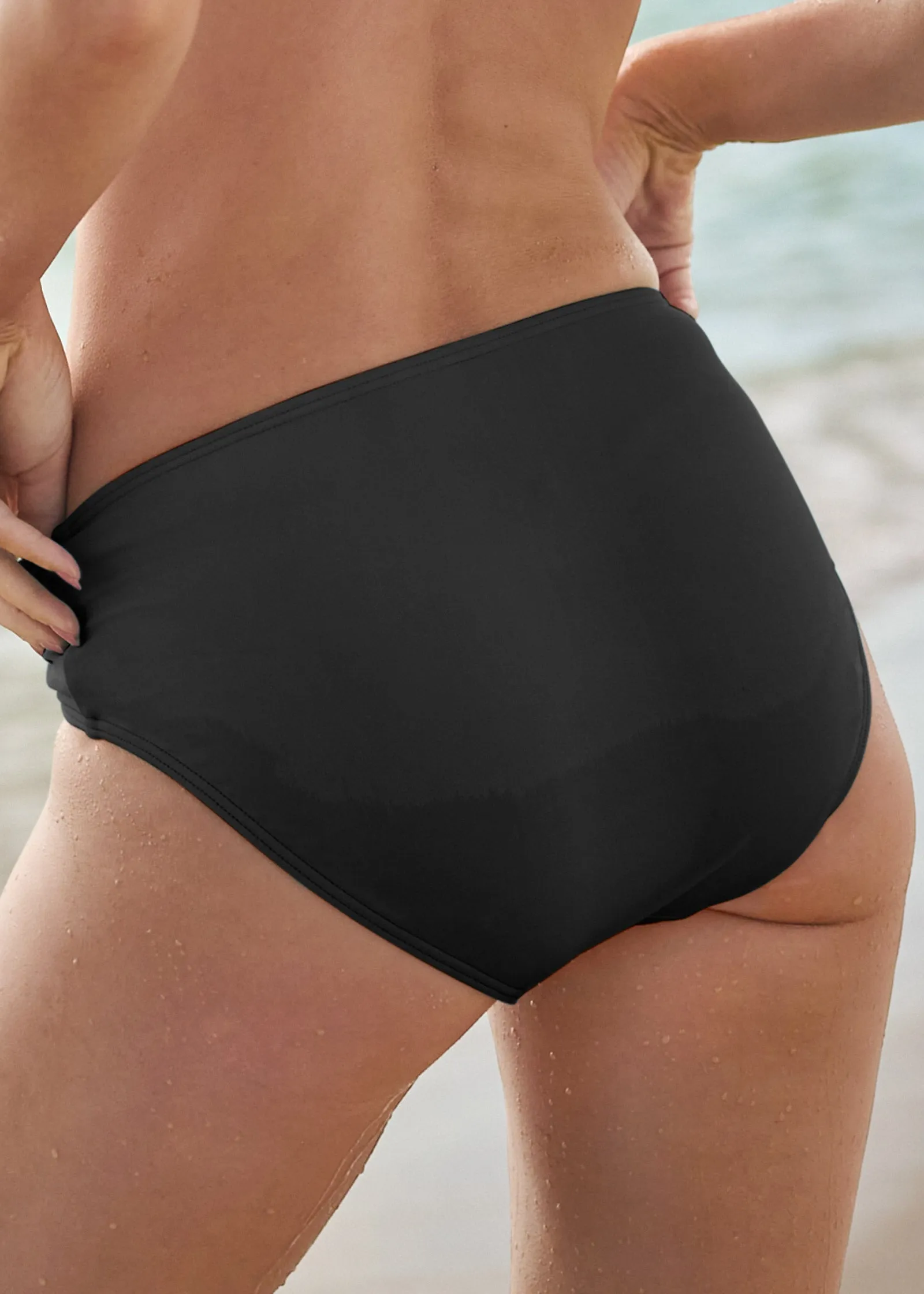 Tie Front Bikini - Black Beauty sold by VENUS product image thumbnail 4