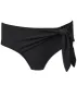 Tie Front Bikini - Black Beauty sold by VENUS