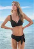 Tie Front Bikini - Black Beauty sold by VENUS