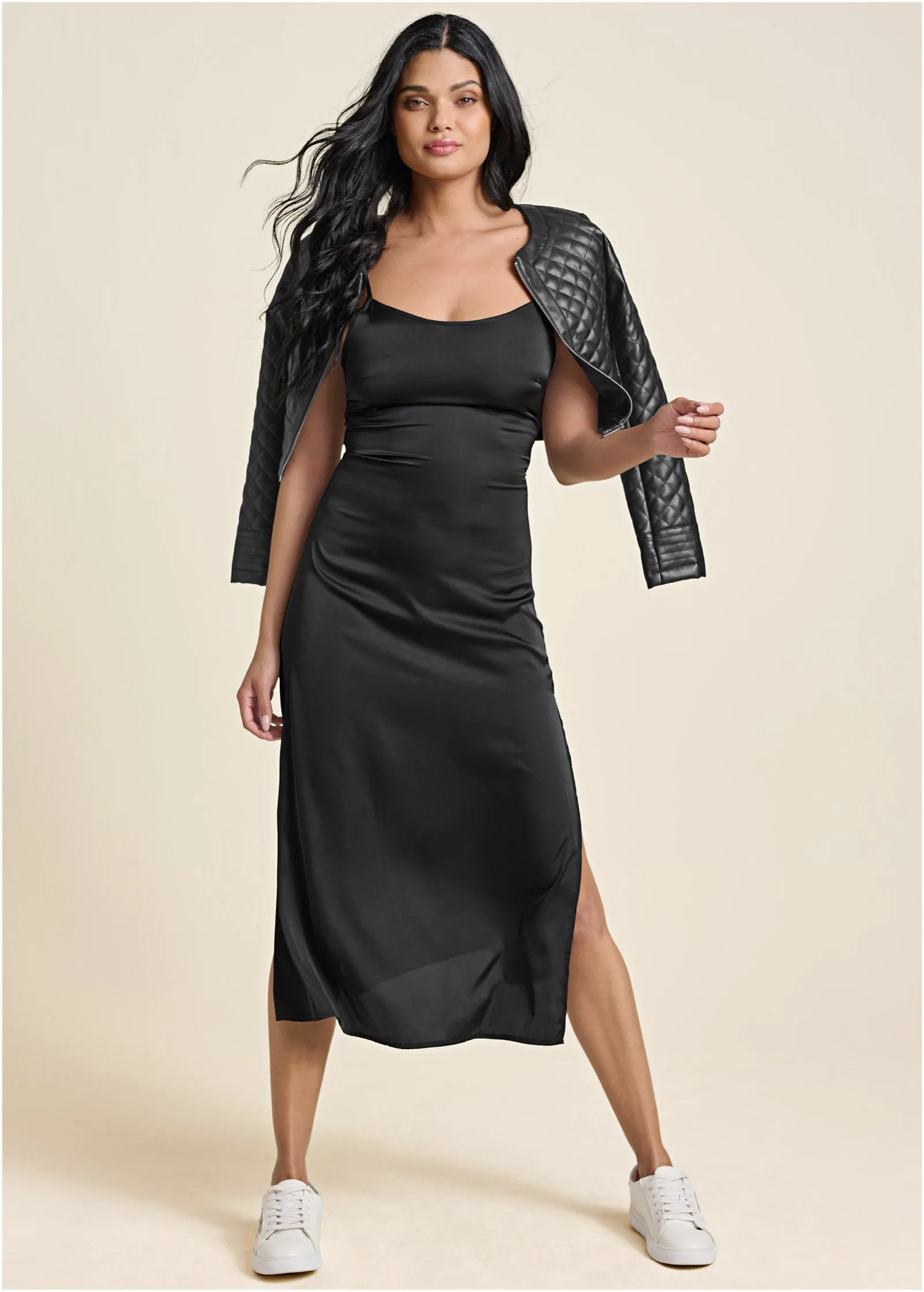 Slip Dress - Black sold by VENUS