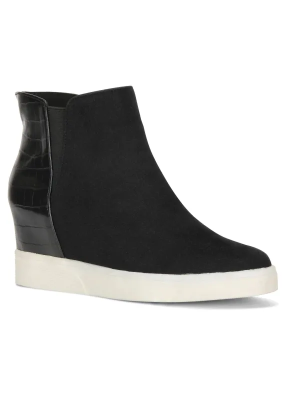 High Top Sneaker - Black sold by VENUS
