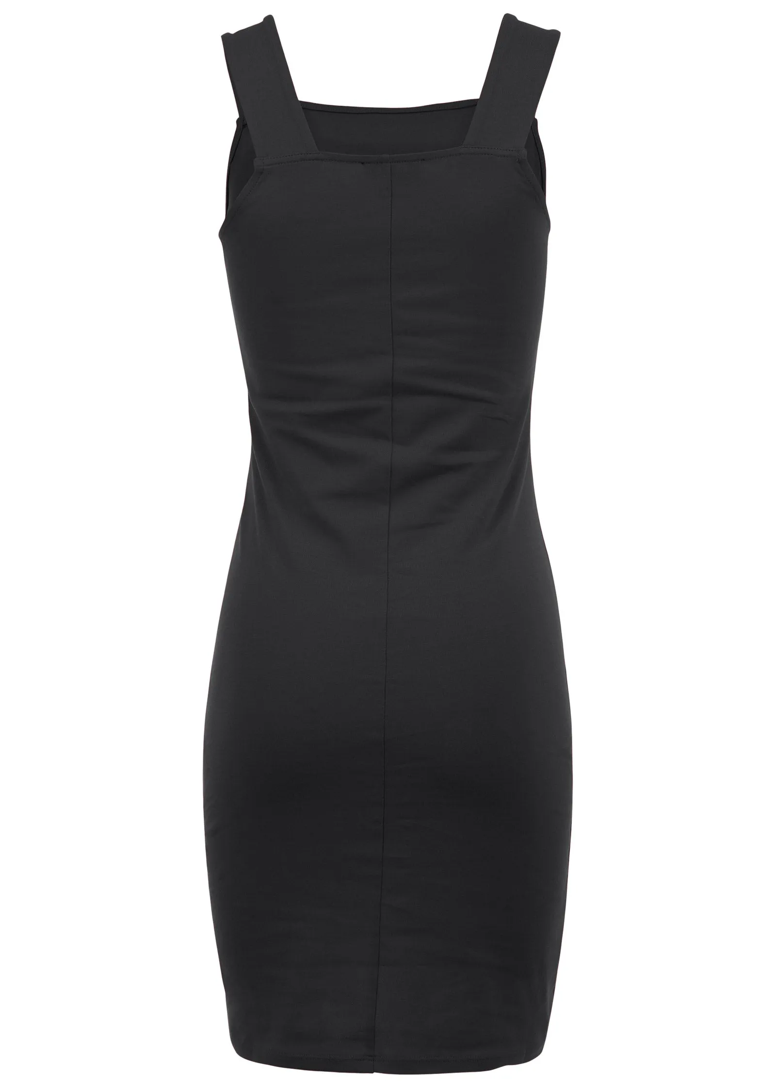 Square Neck Tank Dress - Black sold by VENUS product image thumbnail 4