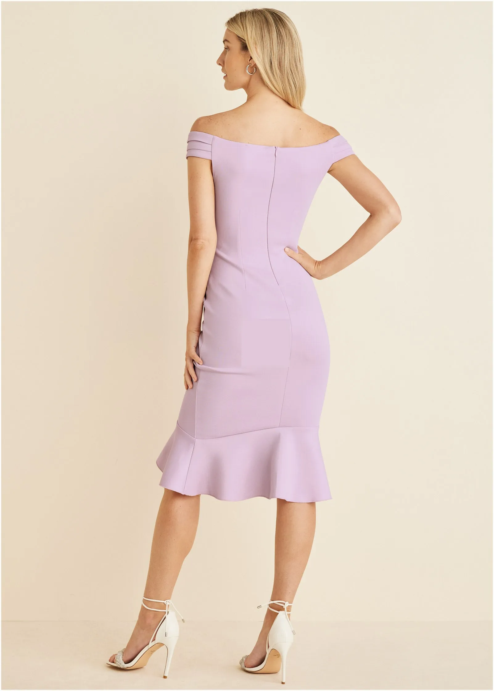Ruffle Detail Dress - Lilac sold by VENUS product image thumbnail 2