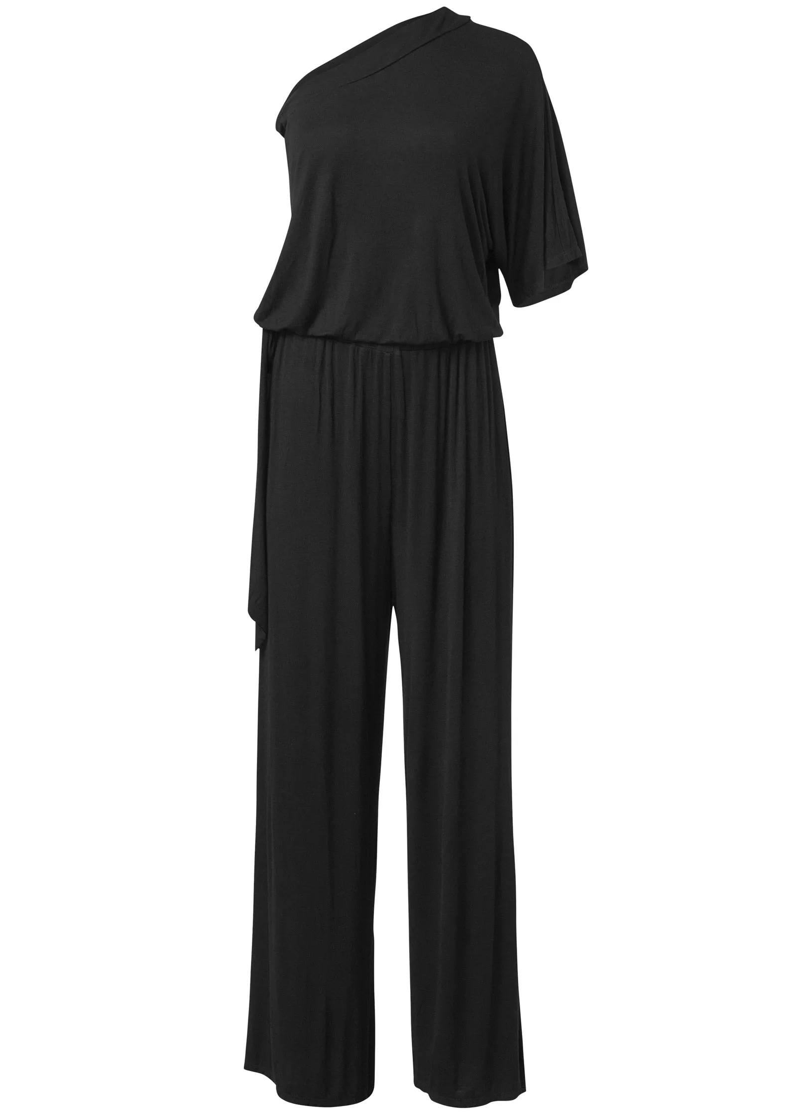 Blouson Jumpsuit Cover-Up - Black sold by VENUS product image thumbnail 5