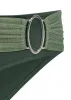 Ring Low-Rise Bikini Bottom - Olive Green Multi sold by VENUS