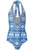 Blanc V-Neck One-Piece - Enchantress sold by VENUS