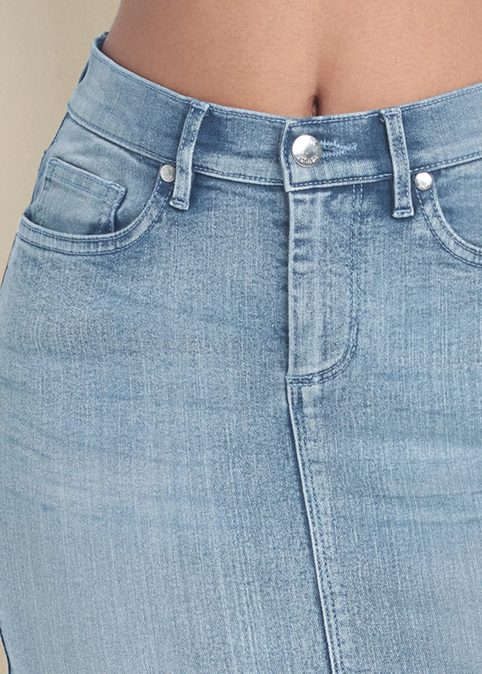 Mini Jean Skirt - Light Wash sold by VENUS product image thumbnail 4