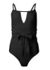 Belted One-Piece - Black Beauty sold by VENUS