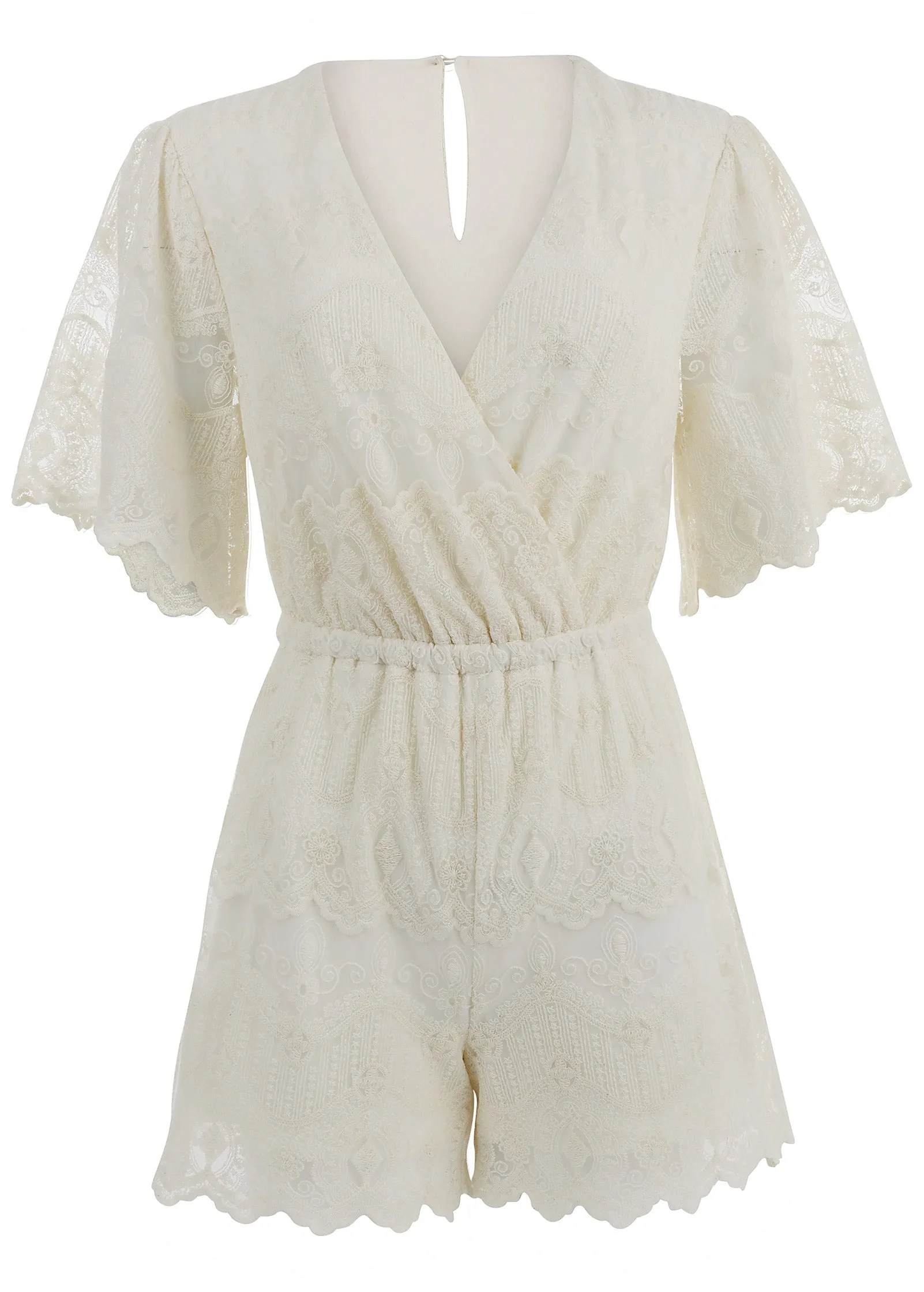 Lace Romper - Cream sold by VENUS product image thumbnail 3