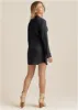 Ribbed T-Shirt Dress - Black sold by VENUS