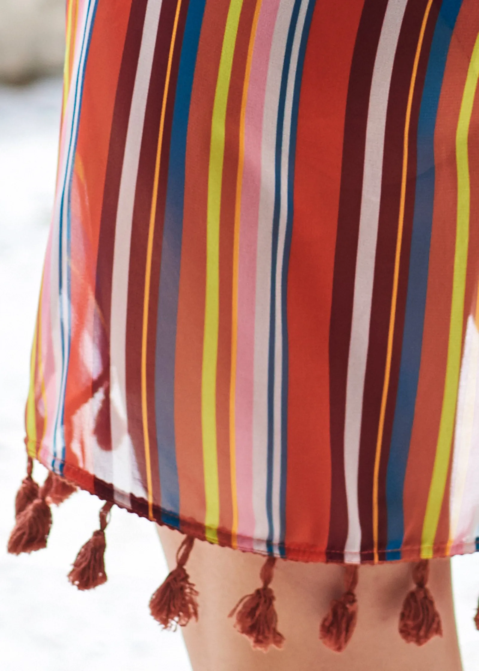 Wrap Kimono Cover-Up - Rory Stripe sold by VENUS product image thumbnail 4