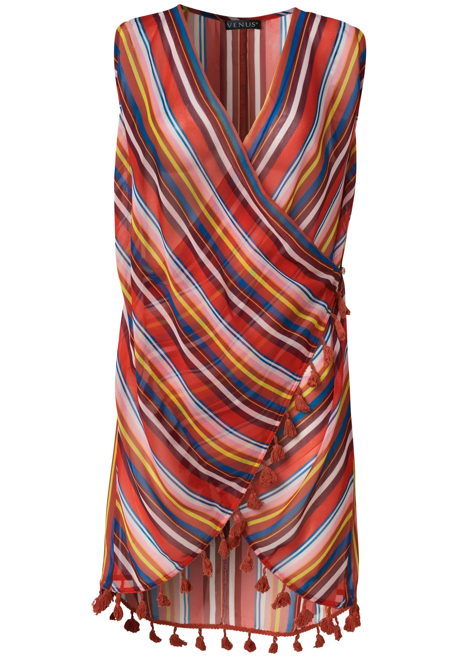 Wrap Kimono Cover-Up - Rory Stripe sold by VENUS product image thumbnail 5