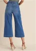 Sophia Wide Leg Crop Jeans - Medium Wash sold by VENUS