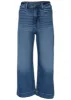 Sophia Wide Leg Crop Jeans - Medium Wash sold by VENUS