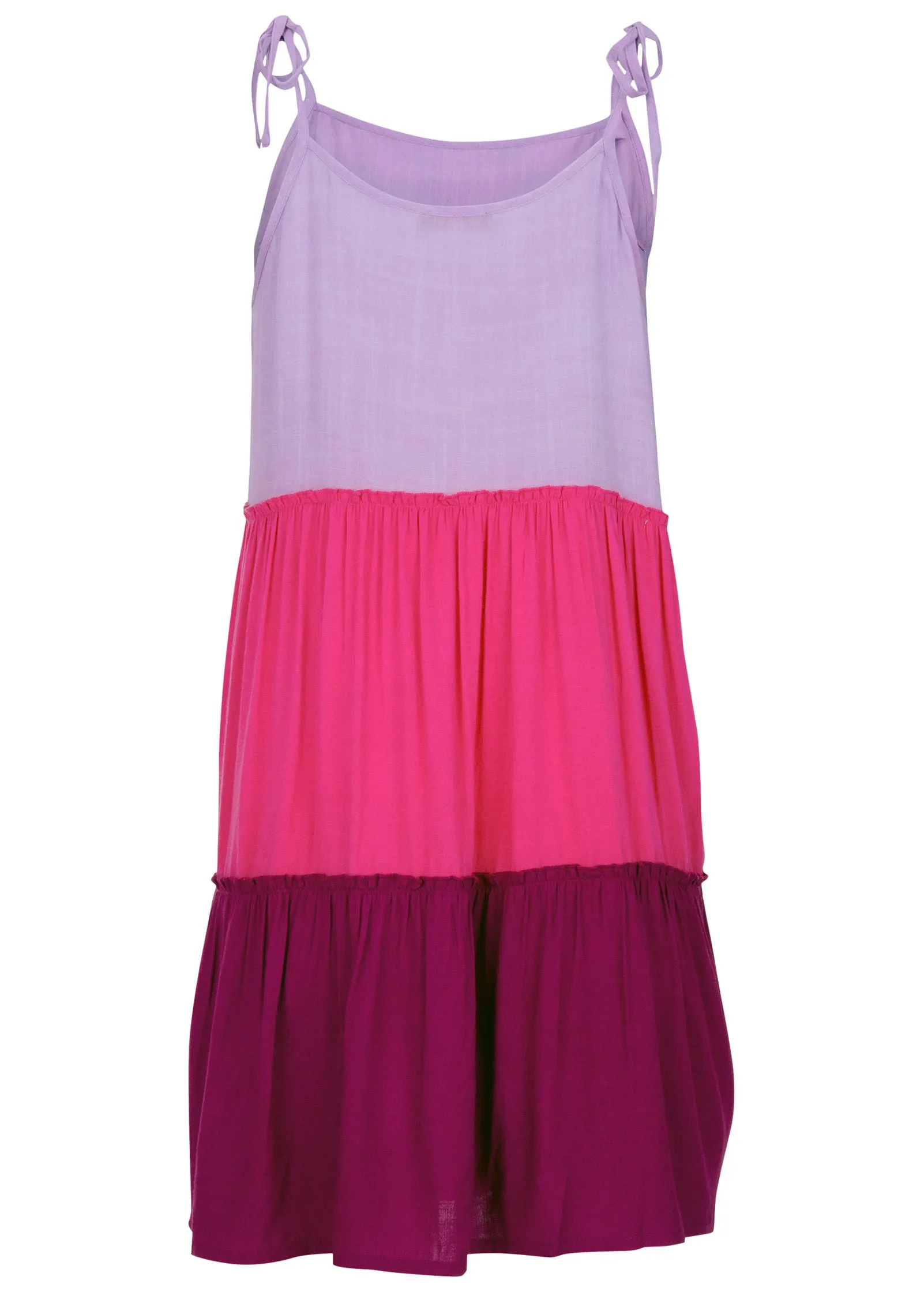 Tiered Cover-Up Dress - Pink Aurora sold by VENUS product image thumbnail 3