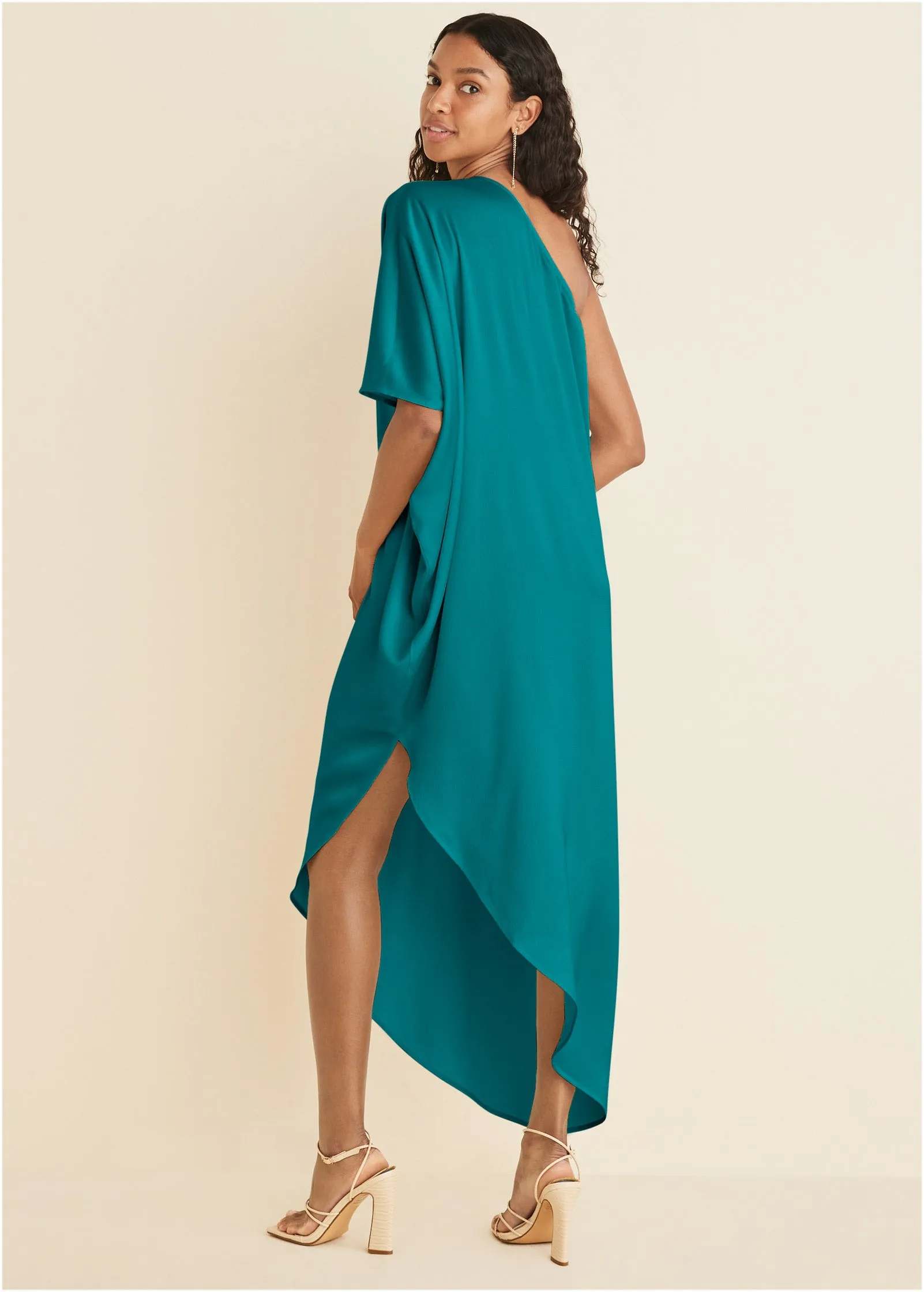 One-Shoulder Kaftan Dress - Teal sold by VENUS product image thumbnail 2