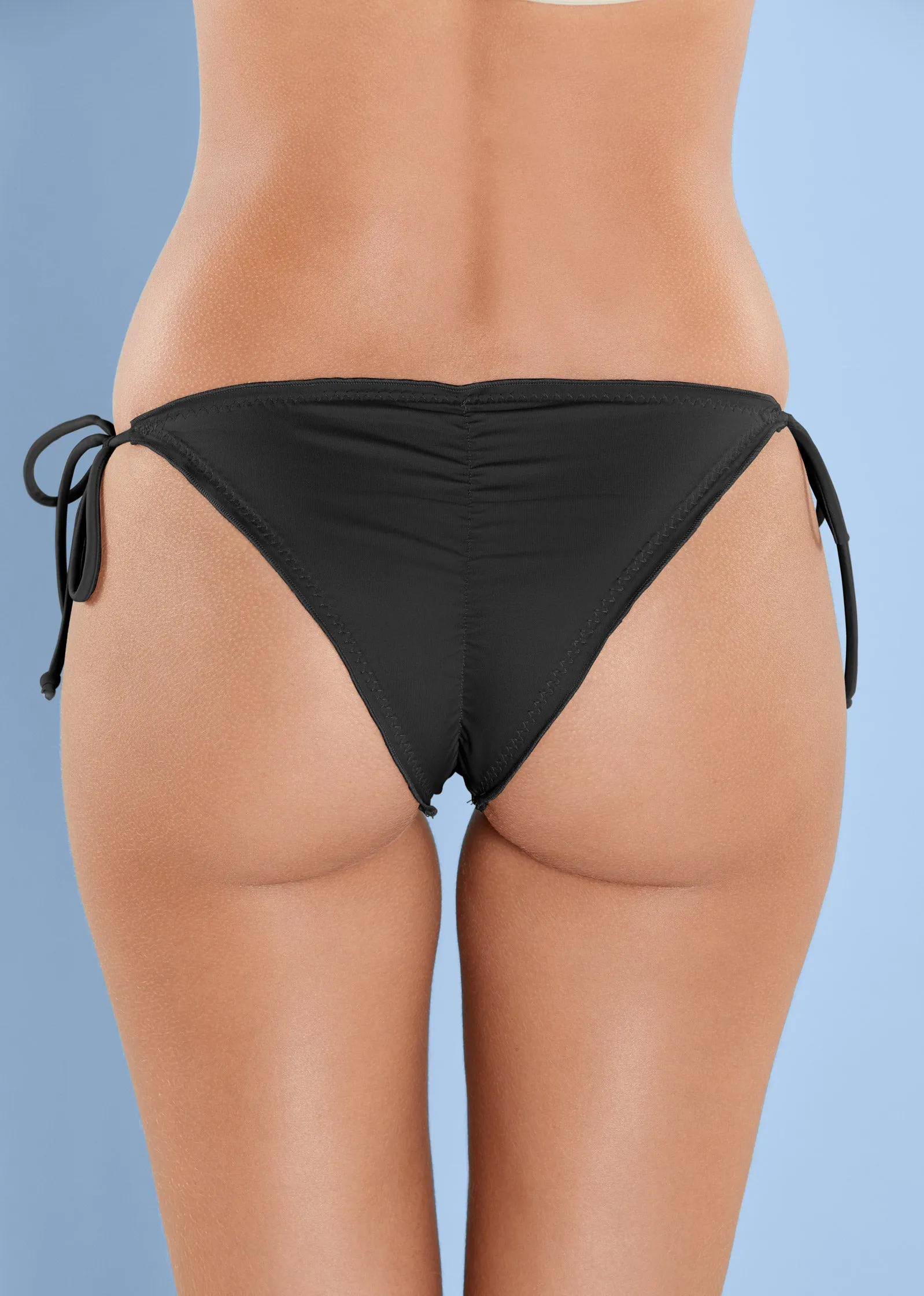 Cheeky Tie Side Bottom - Black Beauty sold by VENUS product image thumbnail 4