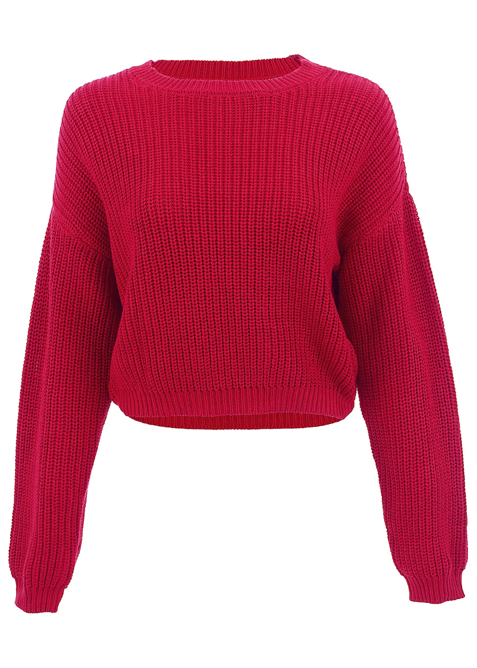 Slub Crew Sweater - Red sold by VENUS product image thumbnail 3