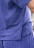 Terry Button-Up Cover-Up - Blue sold by VENUS