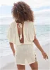 Crochet Cover-Up Dress - Cream sold by VENUS