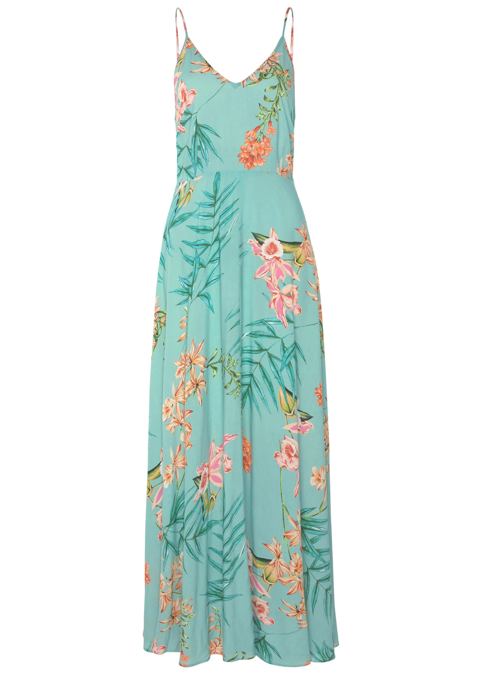 Tie-Back Maxi Dress - Green Multi sold by VENUS product image thumbnail 2