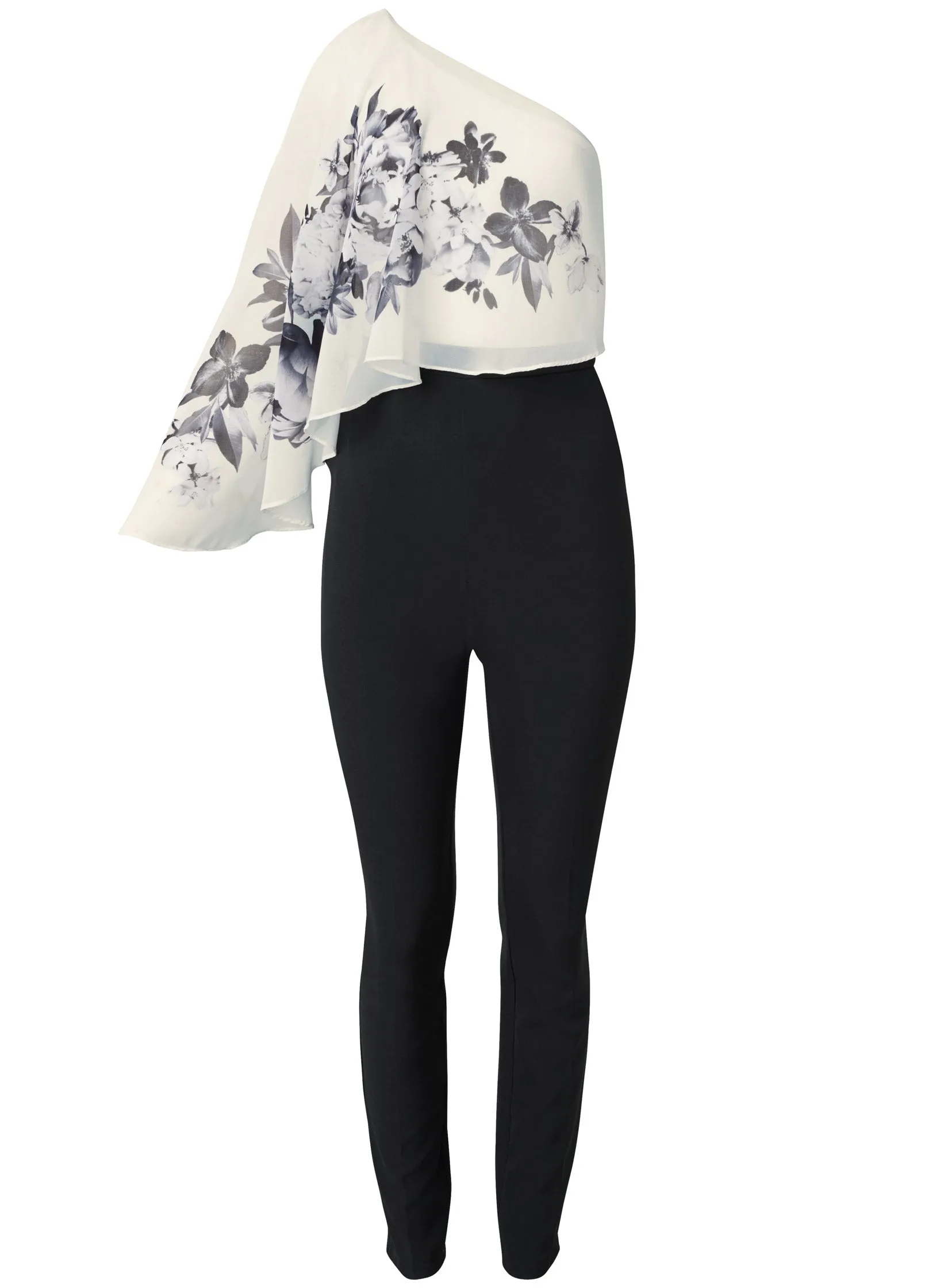 One-Shoulder Jumpsuit - Black & White sold by VENUS product image thumbnail 5
