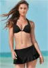 Ruffle Swim Skirt - Black Beauty sold by VENUS