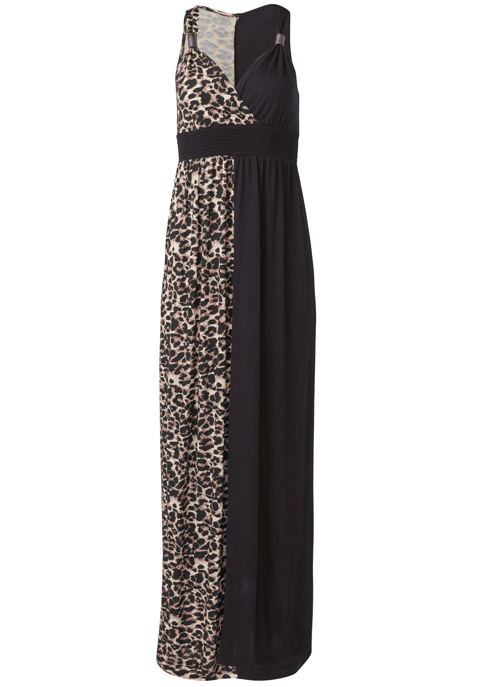Leopard Detail Maxi Dress - Black Multi sold by VENUS product image thumbnail 5