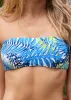 Lace-Up Back Bandeau Top - Moonlight Tropics sold by VENUS