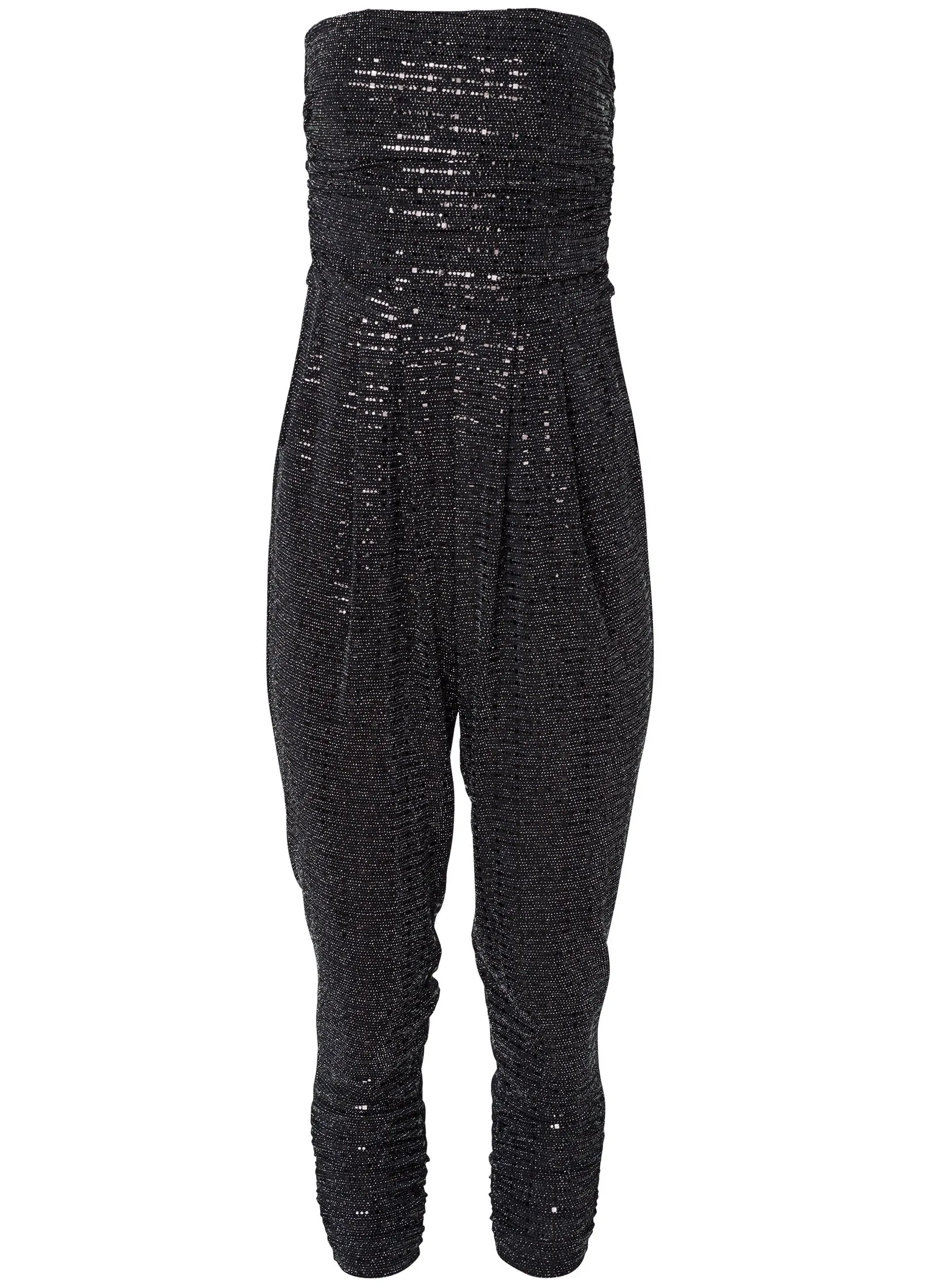 Ruched Sequin Jumpsuit - Black sold by VENUS product image thumbnail 5