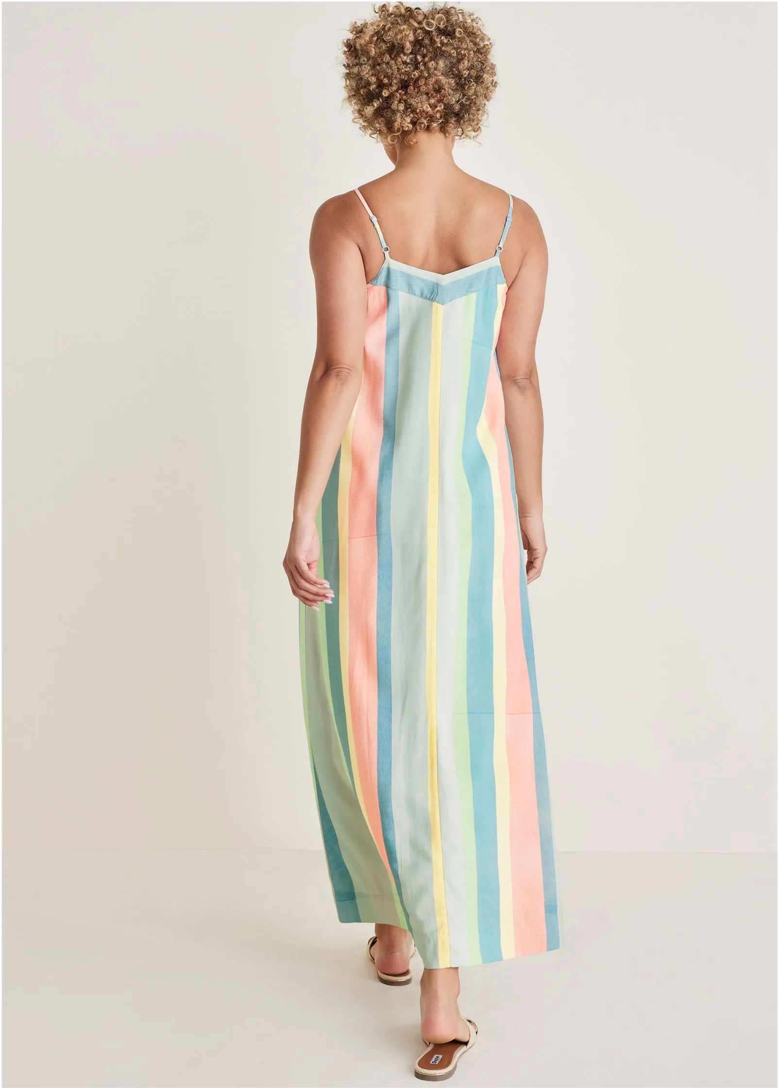 V-Neck Maxi Dress - Boardwalk Stripe sold by VENUS product image thumbnail 2