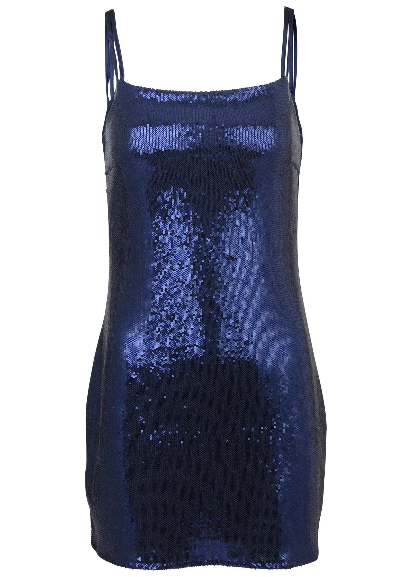 Opulent sequin mini dress - Navy sold by VENUS product image thumbnail 2