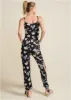 Slit Detail Jumpsuit - Black & Blue sold by VENUS