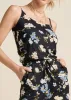 Slit Detail Jumpsuit - Black & Blue sold by VENUS