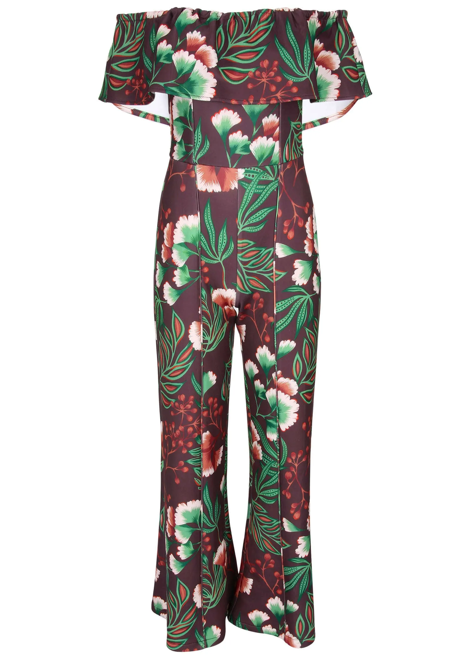 Off The Shoulder Jumpsuit - Lake Botanical sold by VENUS product image thumbnail 3