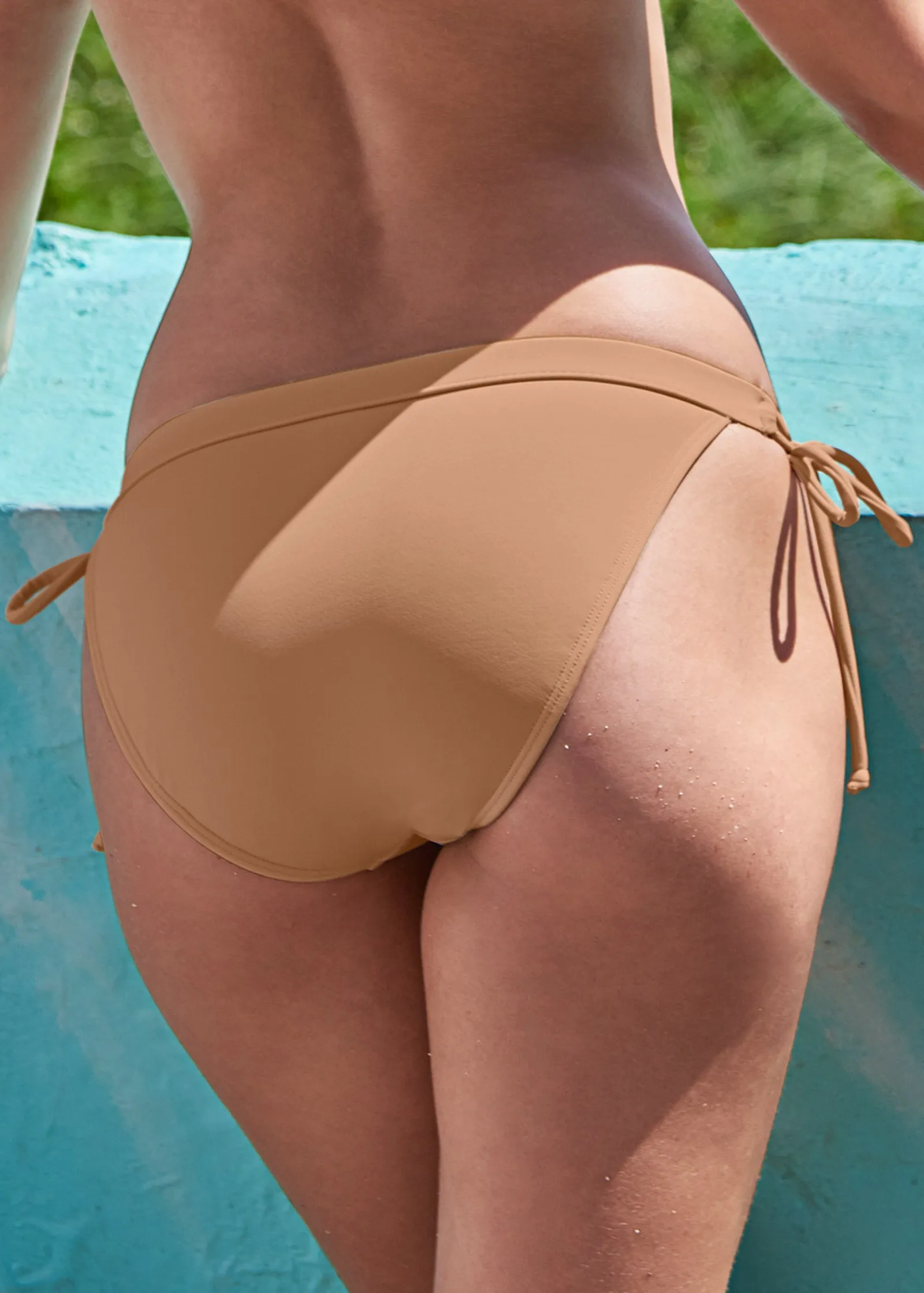 Banded Tie-Side Low-Rise Bottom - Macchiato sold by VENUS product image thumbnail 4