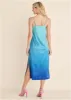 Midi Slip Dress - Atlantis Ombre sold by VENUS