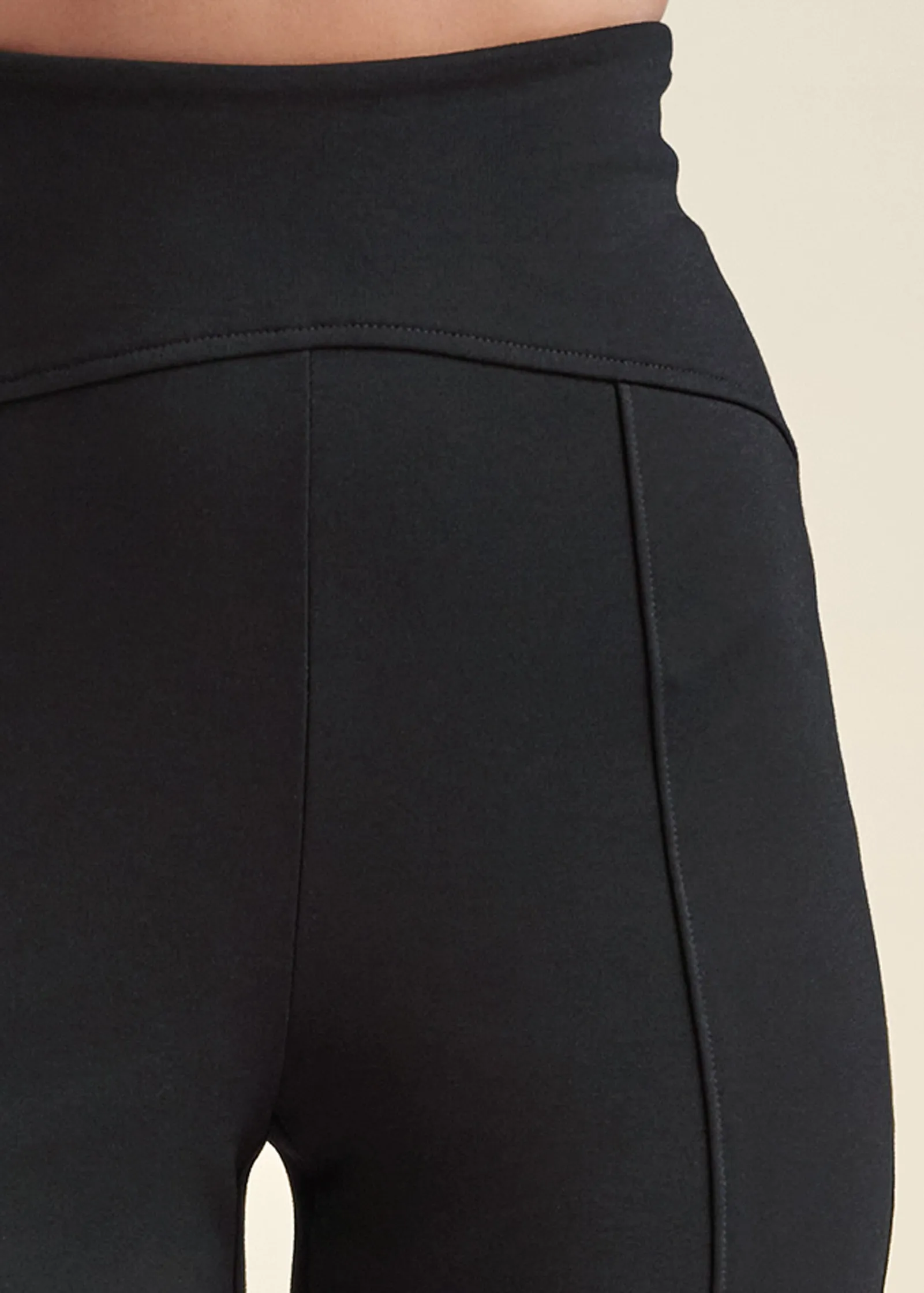 High-rise ponte pants - Black sold by VENUS product image thumbnail 4