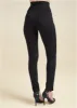 High-rise ponte pants - Black sold by VENUS
