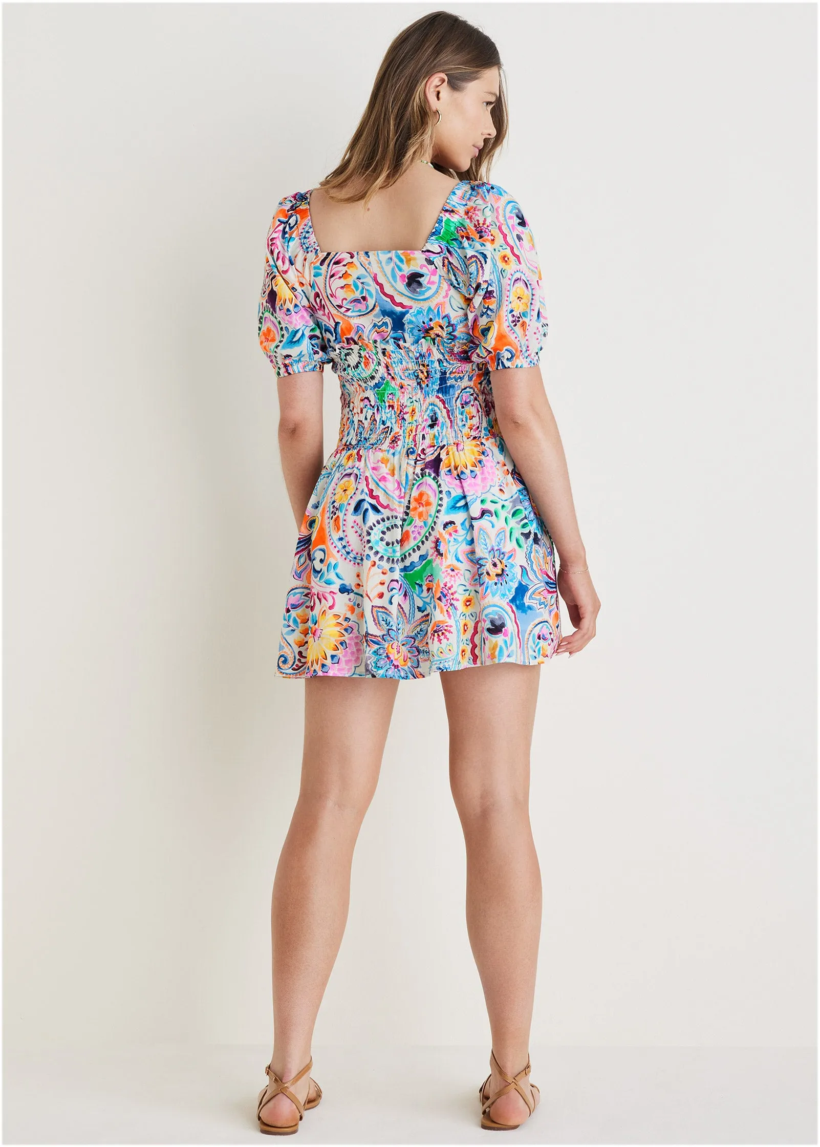 Cotton Voile Mini Dress - Fiesta Floral sold by VENUS product image thumbnail 2
