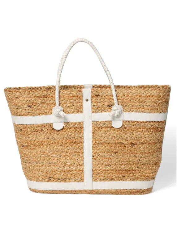 Braided Straw Bag  - Natural sold by VENUS