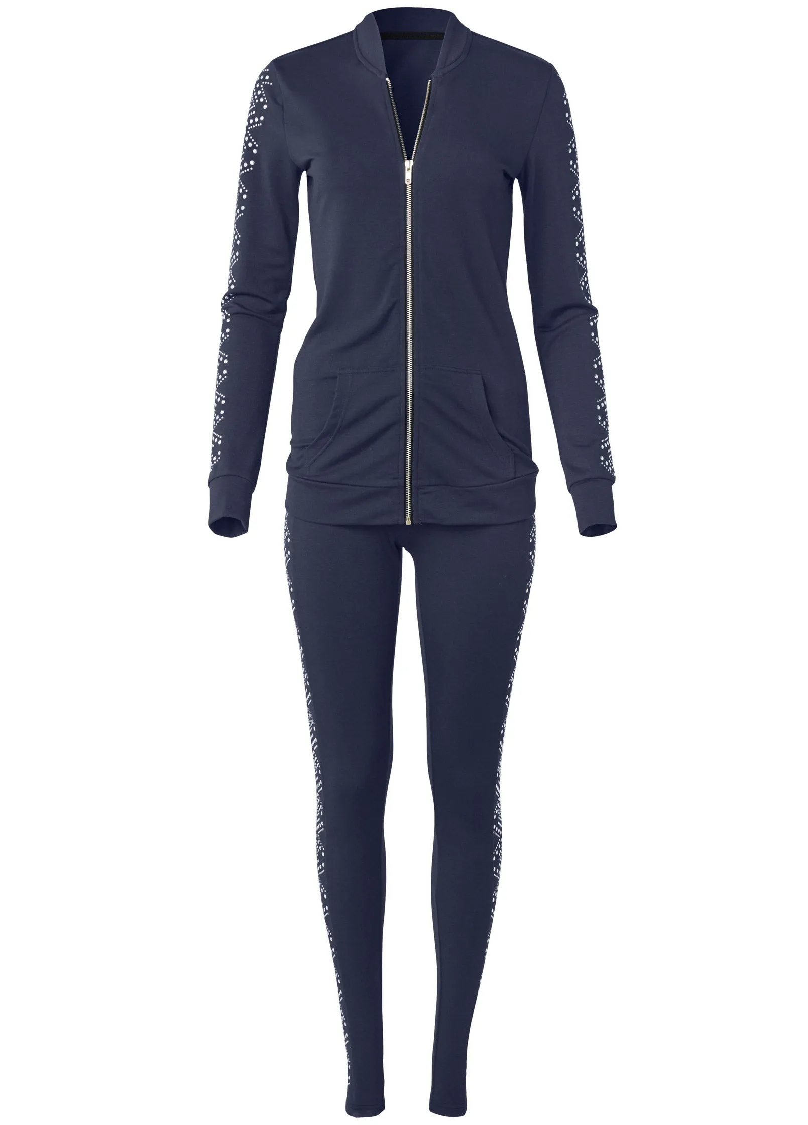 Embellished Lounge Pant Set - Navy sold by VENUS product image thumbnail 5