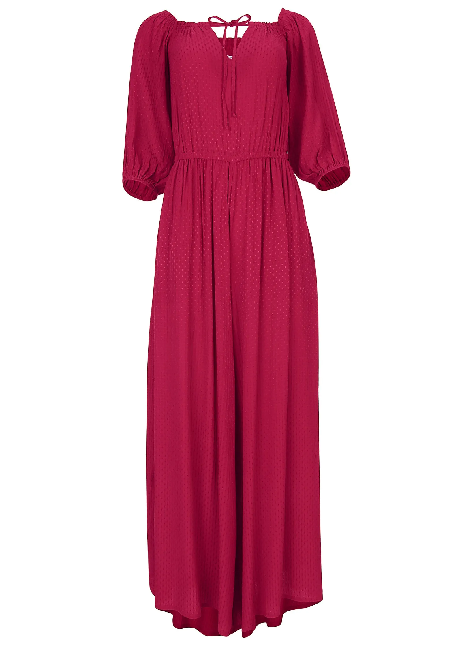 Off-The-Shoulder Jumpsuit - Red sold by VENUS product image thumbnail 4