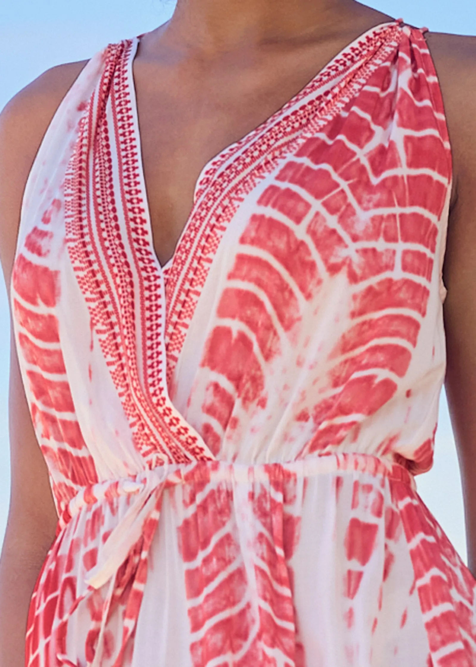 Maxi Cover-Up Dress - Pink Tie Dye sold by VENUS product image thumbnail 3