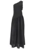 Linen Cutout Maxi Dress - Black sold by VENUS