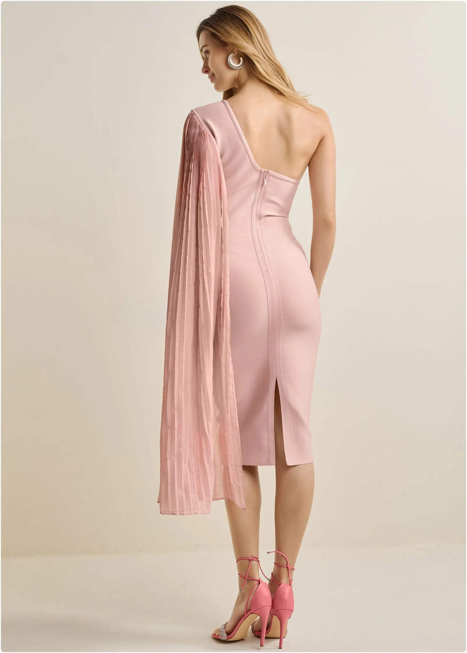 One-Shoulder Bandage Dress - Pink sold by VENUS product image thumbnail 2