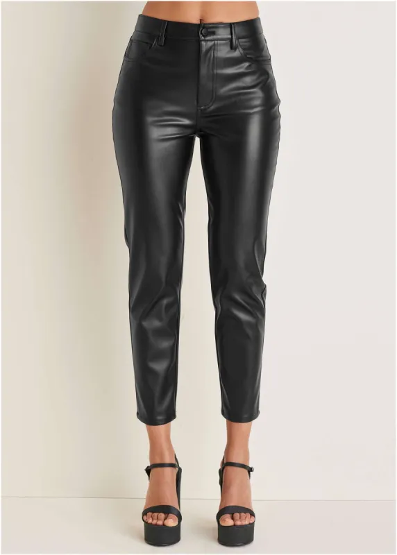 Faux leather pants - Black sold by VENUS
