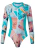 RASH GUARD ONE-PIECE - Vacation Letter sold by VENUS