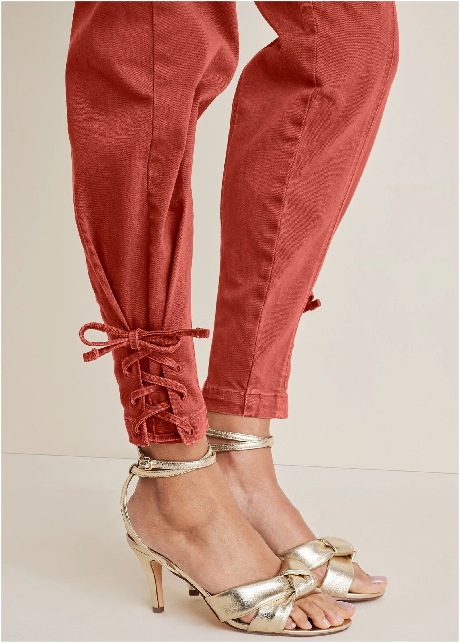 Twill Utility Jumpsuit - Burnt Orange sold by VENUS product image thumbnail 3