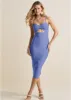 Cutout Bandage Midi Dress - Blue sold by VENUS